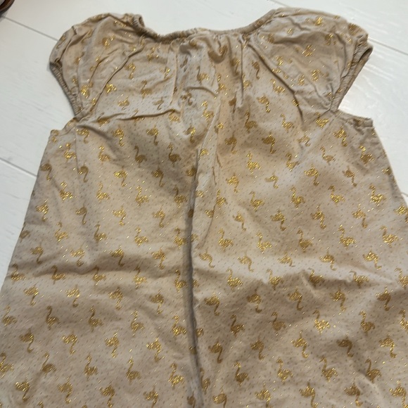 3/$15 h&m dress flamingo gold 12-18m - Picture 4 of 4